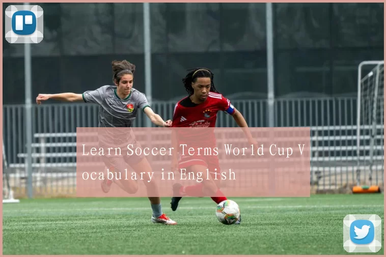 Learn Soccer Terms World Cup Vocabulary in English