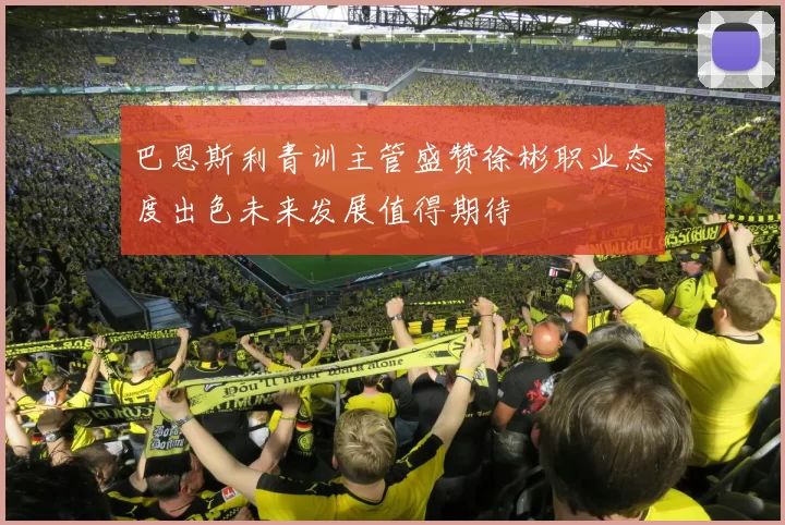 巴恩斯利青训主管盛赞徐彬职业态度出色未来发展值得期待
